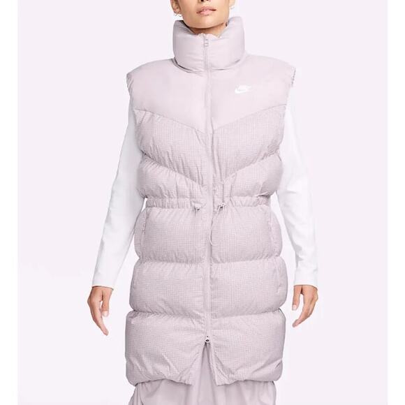 Nike Windrunner Therma Fit Puffer Vest Coat Women Size Medium Warm Winter NWT - Picture 3 of 16